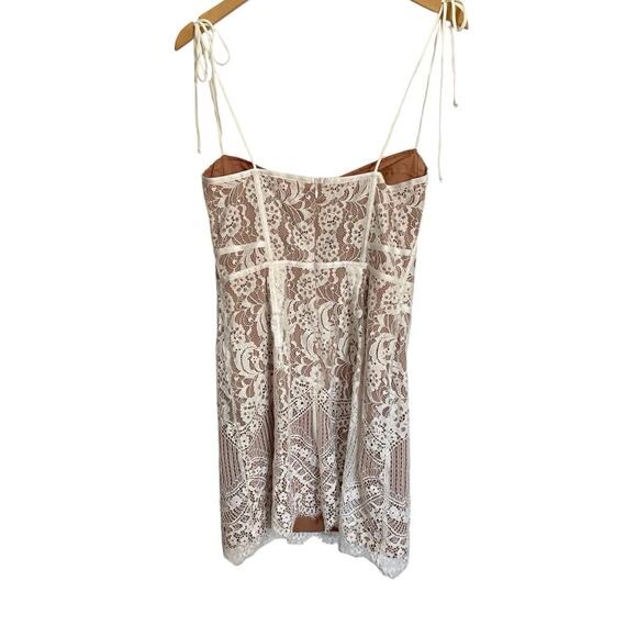 For Love & Lemons Tati Lace Corset Dress Mini Sz. M - Picture 3 of 11